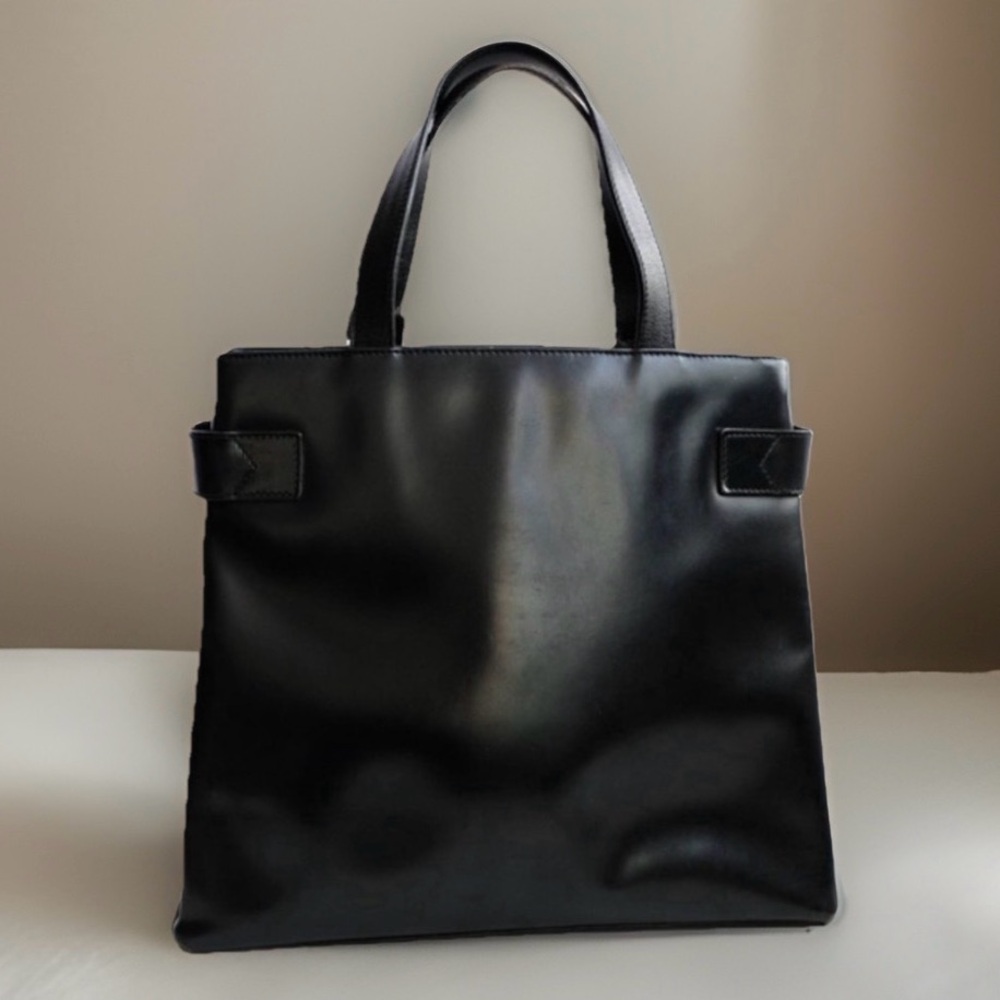 GUCCI TOM FORD Large Leather Snap Bag - Vintage - Picture 4 of 9